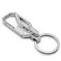 Dodge SRT-8 Topographic Silver Carabiner Style Snap Hook Metal Key Chain