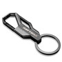 Dodge Daytona Topographic Black Carabiner Style Snap Hook Metal Key Chain