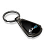 Jeep 4xe Black Dome Dark Gunmetal Metal Teardrop Key Chain