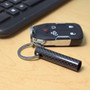 Dodge SRT Hellcat Black Real Carbon Fiber Custom Designed Tube Style Key Chain