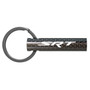Dodge SRT Logo Black Real Carbon Fiber Custom Designed Tube Style Key Chain
