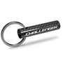 Dodge Challenger Black Real Carbon Fiber Custom Designed Tube Style Key Chain