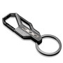 Chrysler 300 Topographic Black Carabiner Style Snap Hook Metal Key Chain