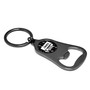 Jeep Grill Logo Carbon Fiber Flat Bottle Opener Black Metal Key Chain