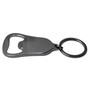 Jeep Grill Logo Carbon Fiber Flat Bottle Opener Black Metal Key Chain