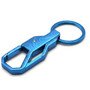 Jeep Grand Cherokee Topographic Blue Carabiner Style Snap Hook Metal Key Chain