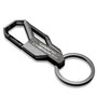 Jeep Grand Cherokee Topographic Black Carabiner Style Snap Hook Metal Key Chain