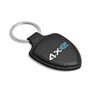 Jeep 4xe Black Shield-Shape Style Genuine Leather Key Chain