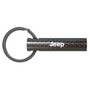 Jeep Black Real Carbon Fiber Custom Designed Tube Style Key Chain