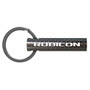 Jeep Rubicon Wrangler Black Real Carbon Fiber Custom Designed Tube Style Key Chain