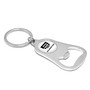 Jeep Gladiator White Logo Chrome Finish Flat Bottle Opener Metal Key Chain
