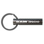 RAM 3500 Logo Black Real Carbon Fiber Custom Designed Tube Style Key Chain