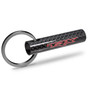RAM 1500 TRX Logo Black Real Carbon Fiber Custom Designed Tube Style Key Chain