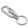 RAM 3500 Logo Topographic Silver Carabiner Style Snap Hook Metal Key Chain