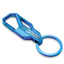 RAM Power Wagon Topographic Blue Carabiner Style Snap Hook Metal Key Chain