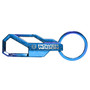 RAM Power Wagon Topographic Blue Carabiner Style Snap Hook Metal Key Chain