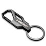 HEMI Logo Topographic Black Carabiner Style Snap Hook Metal Key Chain