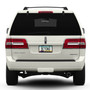 Lincoln Navigator Black Carbon Fiber Texture ABS Plastic 50 States License Plate Frame