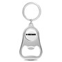 HEMI White Logo Chrome Finish Flat Bottle Opener Metal Key Chain