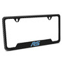Ford Focus RS Black Carbon Fiber Texture ABS Plastic 50 States License Plate Frame