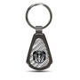 RAM 2019 up Silver Genuine Carbon Fiber Black Metal Teardrop Key Chain