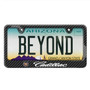 Cadillac Logo Black Carbon Fiber Look ABS Plastic License Plate Frame