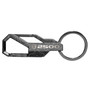RAM 2500 Logo Topographic Black Carabiner Style Snap Hook Metal Key Chain