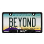 Lincoln MKT Black Carbon Fiber Texture ABS Plastic 50 States License Plate Frame