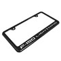 Ford F-150 Lightning Black Carbon Fiber Look ABS Plastic License Plate Frame