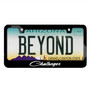 Dodge Challenger Classic UV-LED Printed American-Made Black Metal License Plate Frame