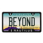 Lincoln Nautilus Black Carbon Fiber Texture ABS Plastic 50 States License Plate Frame