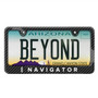 Lincoln Navigator Black Carbon Fiber Look ABS Plastic License Plate Frame