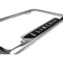 Lincoln Nautilus in 3D Black Finish 50 States Chrome Stainless Steel License Plate Frame