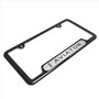 Lincoln Aviator in 3D Silver Finish 50 States Gloss Black Stainless Steel License Plate Frame