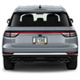 Lincoln Aviator in 3D Silver Finish 50 States Gloss Black Stainless Steel License Plate Frame