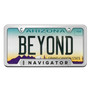 Lincoln Navigator in 3D Silver Finish 50 States Chrome Stainless Steel License Plate Frame