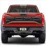 Ford F-150 Raptor Black Carbon Fiber Texture ABS Plastic 50 States License Plate Frame