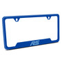 Ford Focus RS Blue Carbon Fiber Texture ABS Plastic 50 States License Plate Frame