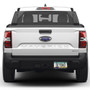 Ford Maverick Black Carbon Fiber Look ABS Plastic License Plate Frame
