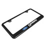 Ford F-150 Black Carbon Fiber Look ABS Plastic License Plate Frame
