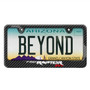 Ford F-150 Raptor SVT Black Carbon Fiber Look ABS Plastic License Plate Frame