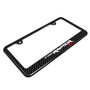Ford F-150 Raptor SVT Black Carbon Fiber Look ABS Plastic License Plate Frame