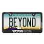 Ford Mustang Boss 302 Black Carbon Fiber Look ABS Plastic License Plate Frame