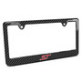 Ford ST Black Carbon Fiber Look ABS Plastic License Plate Frame for Focus, Explorer, Escape, Edge