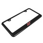 Ford ST Black Carbon Fiber Look ABS Plastic License Plate Frame for Focus, Explorer, Escape, Edge