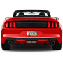 Ford Mustang Black Carbon Fiber Look ABS Plastic License Plate Frame