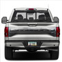 Ford Super-Duty Black Carbon Fiber Texture ABS Plastic 50 States License Plate Frame