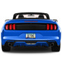 Ford Mustang GT Blue Carbon Fiber Texture ABS Plastic 50 States License Plate Frame
