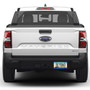 Ford Maverick Blue Carbon Fiber Texture ABS Plastic 50 States License Plate Frame