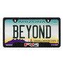 Ford F-150 FX4 Off Road Black Carbon Fiber Texture ABS Plastic 50 States License Plate Frame